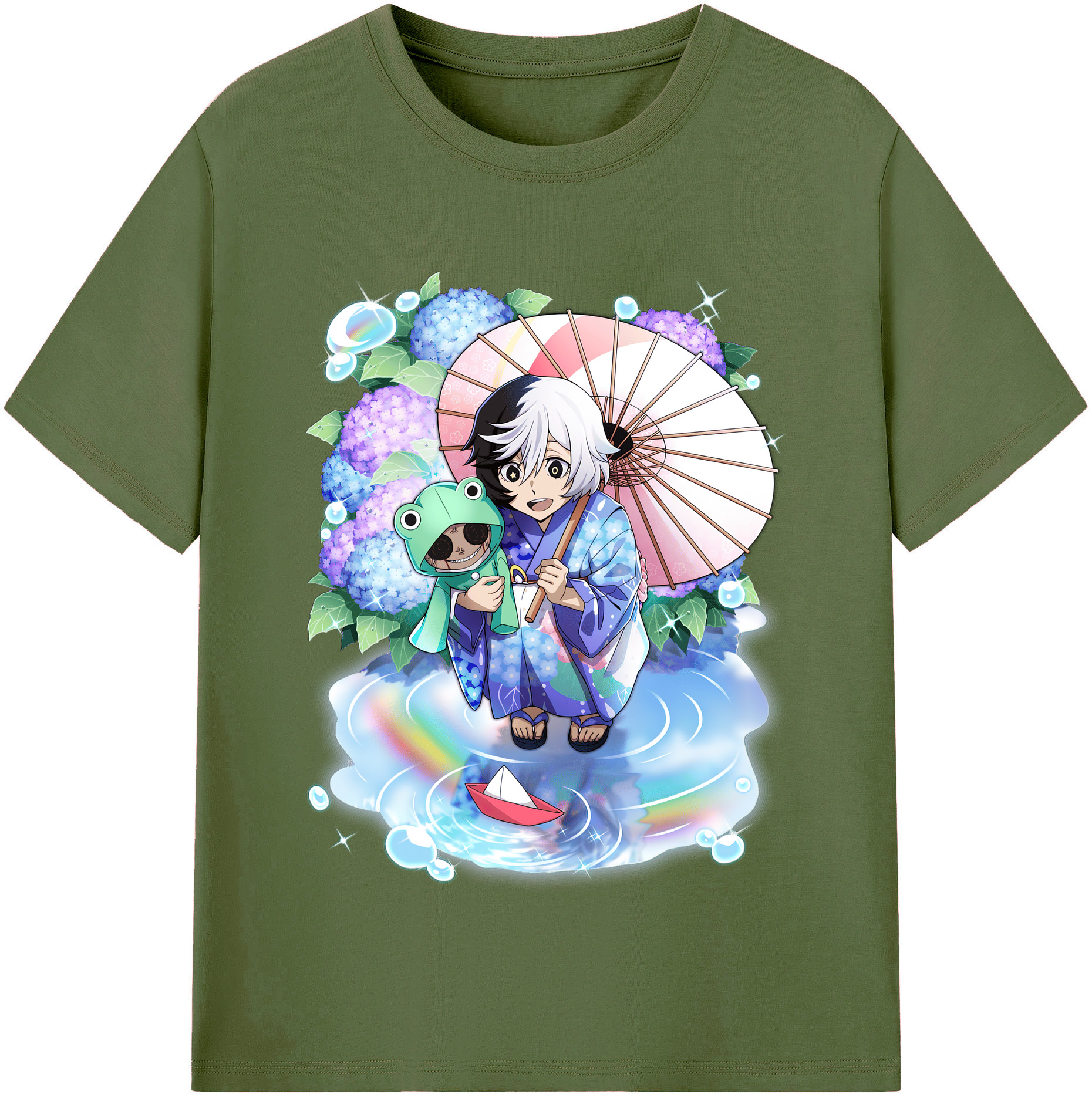（画像用） 文豪ストレイドッグス Bungo Stray Dogs 綿100％半袖Tシャツ（フロントプリント）